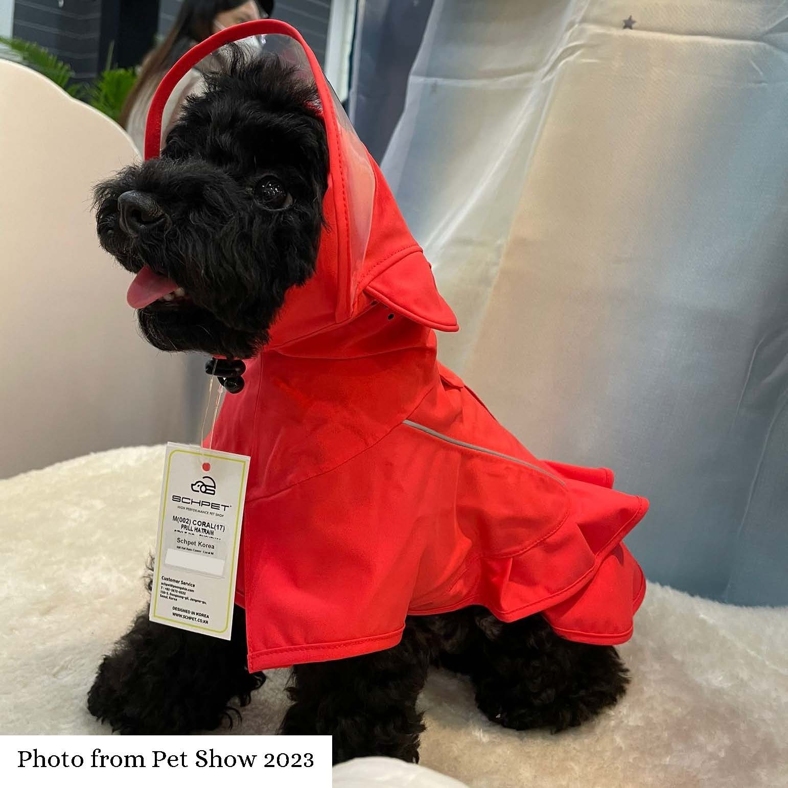 [Delivered from Korea]Pet Raincoat (Ruffles Style)