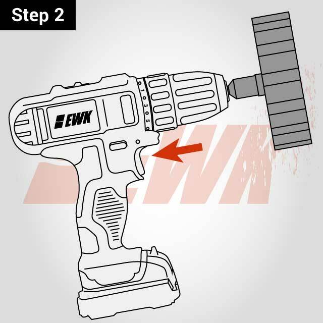 Rounded Decal Remover Eraser Wheel