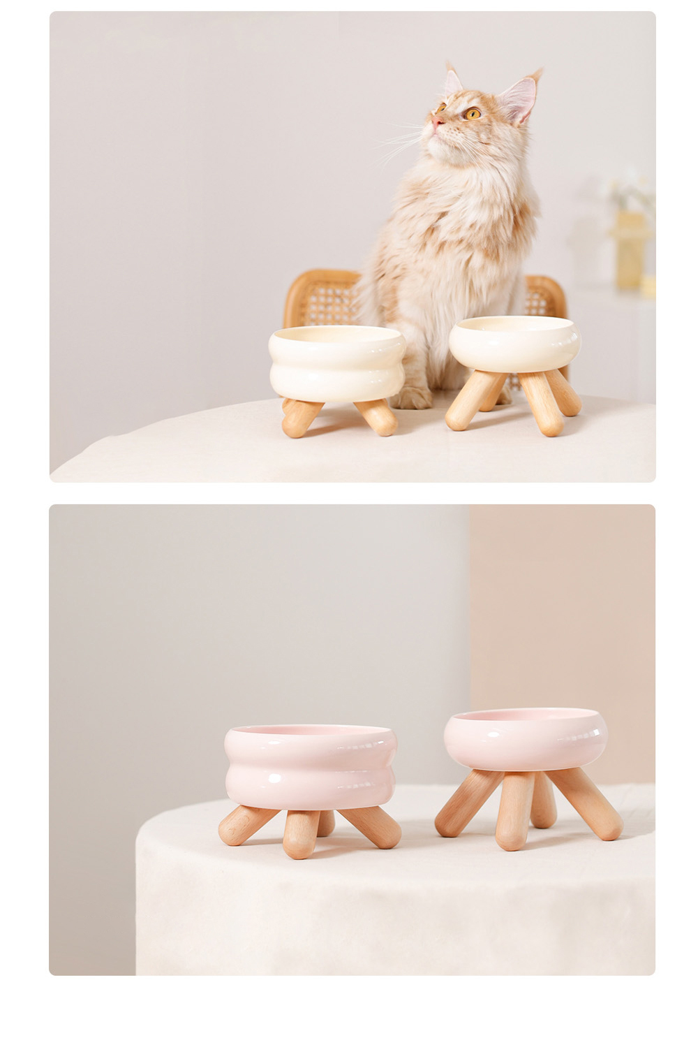 meoof GULU 寵物陶瓷高腳碗