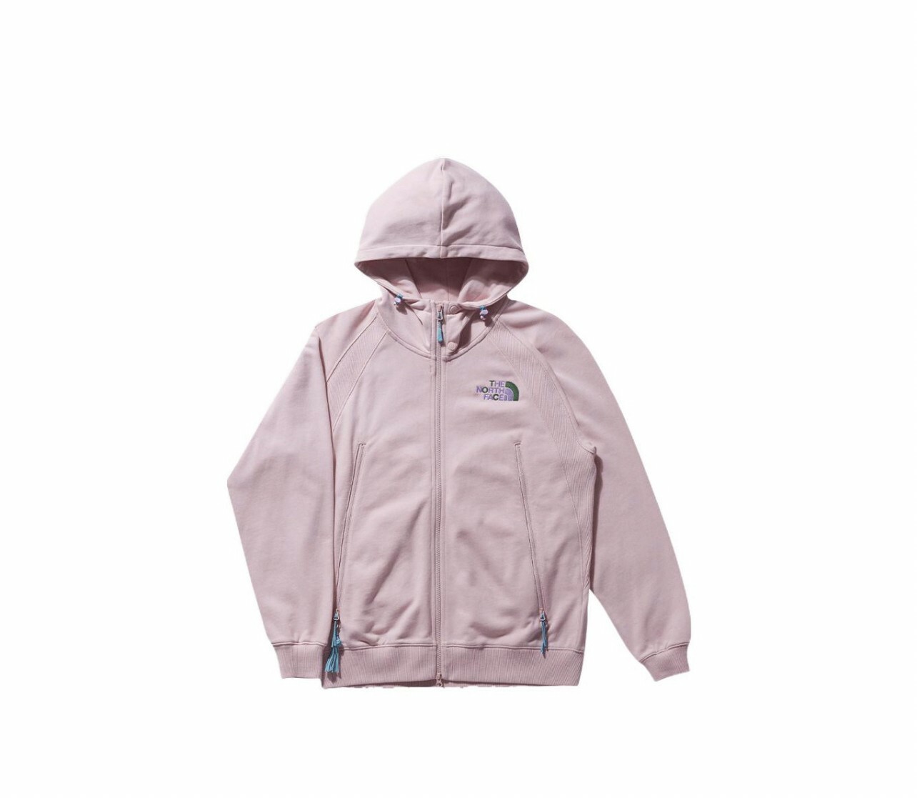 代購 The North Face x CLOT 聯名款 SS23 LOGO刺繡 連帽衛衣 粉 FEB-