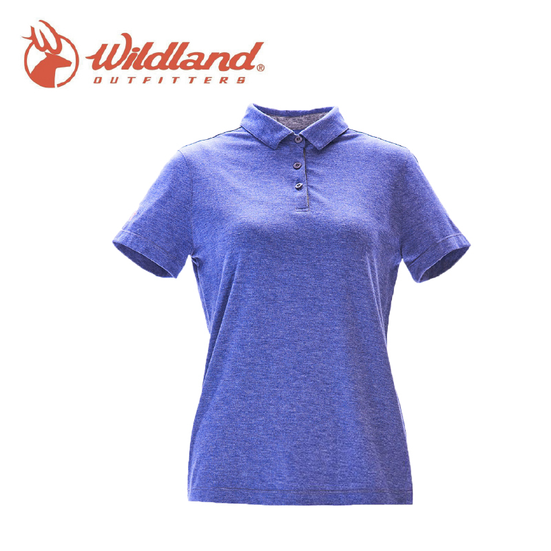 Wildland 荒野 0A71639 彈性本布領POLO上衣 女款 (5色) 雙向彈性/吸濕快排/休閒登山 10W71639