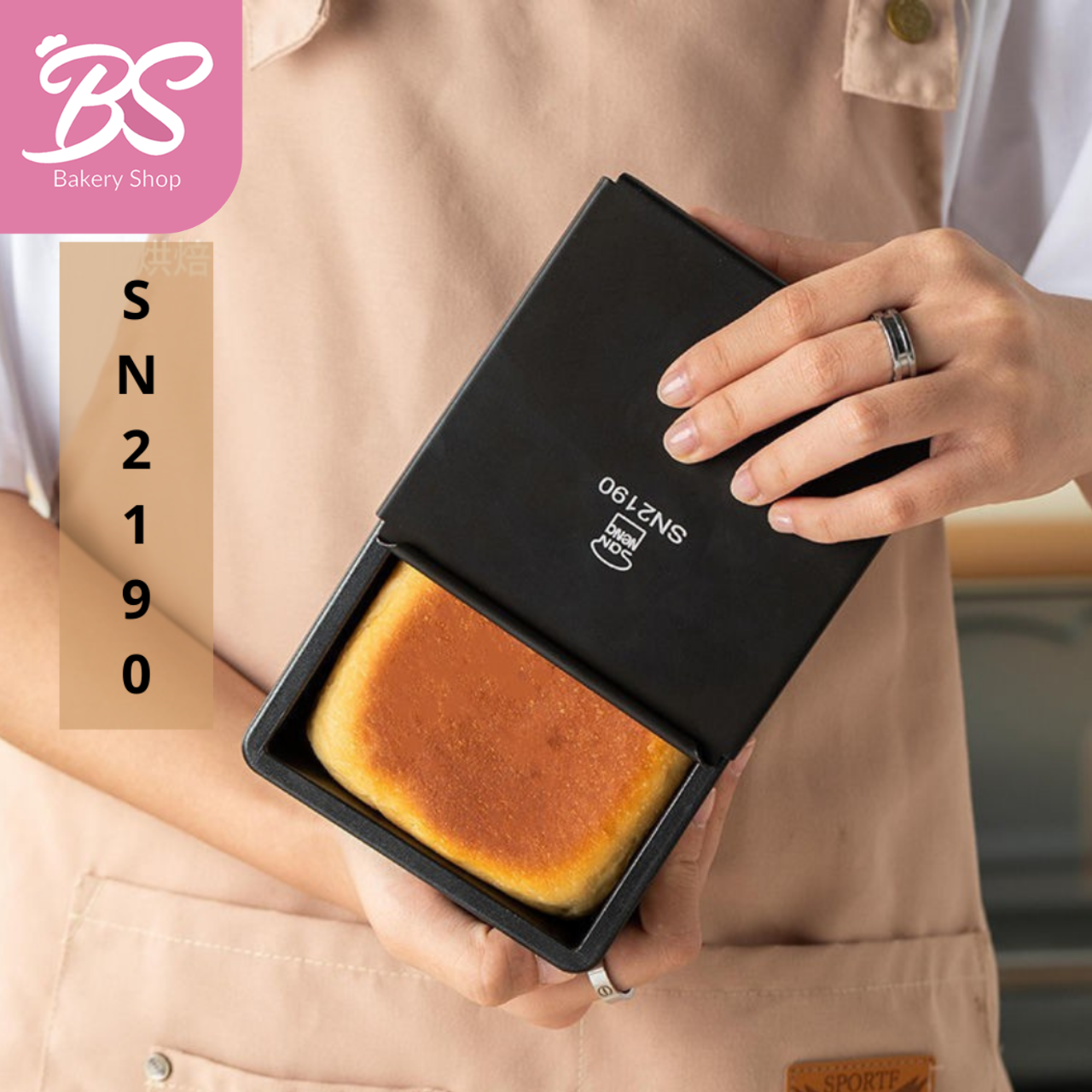 [SANNENG 250g Low Sugar Healthy Toast Loaf Pan 250g] Seemless design  Toast Box一体成型低糖健康吐司模 - SN2190