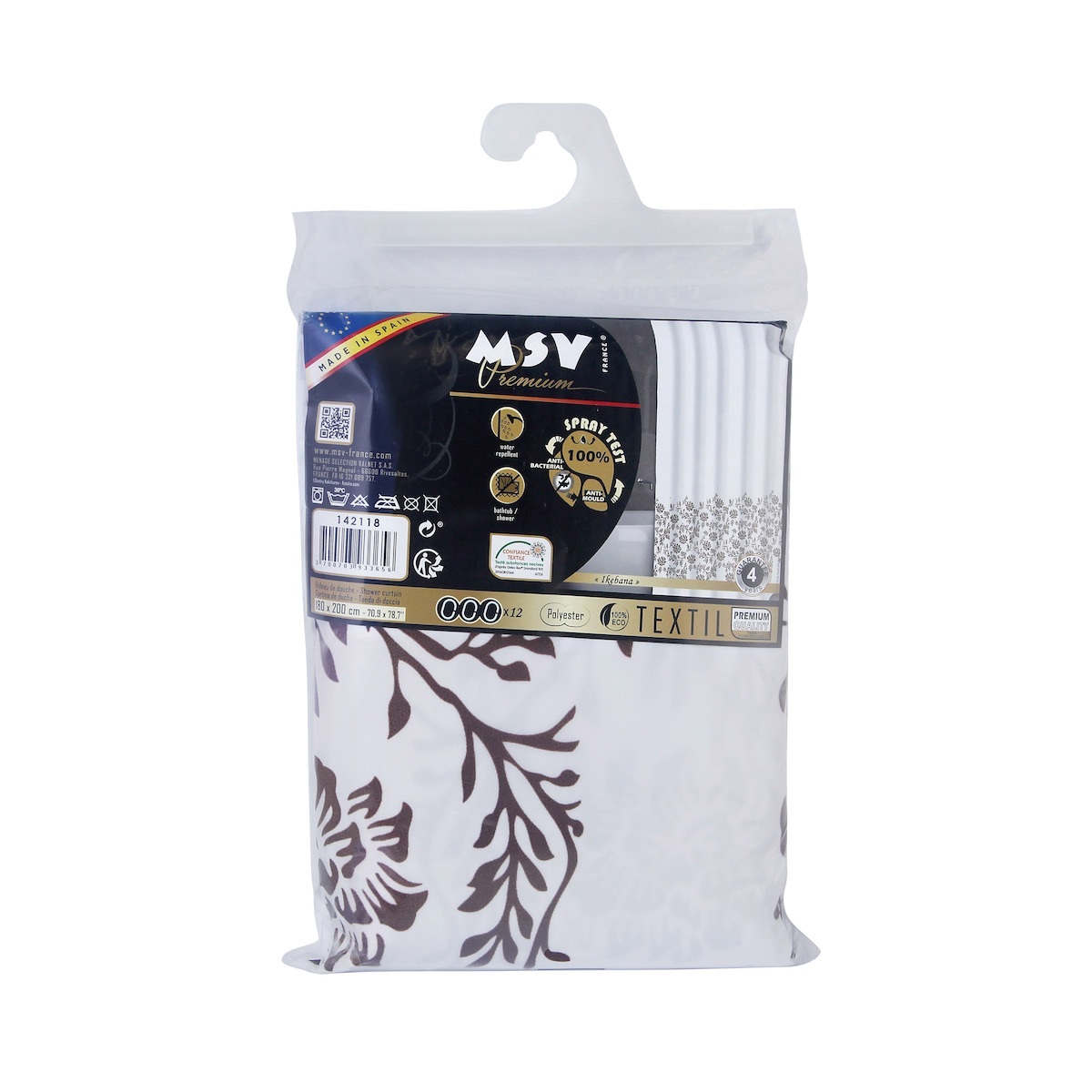 MSV 180x200cm浴簾 (Ikebana) -MSV-142118