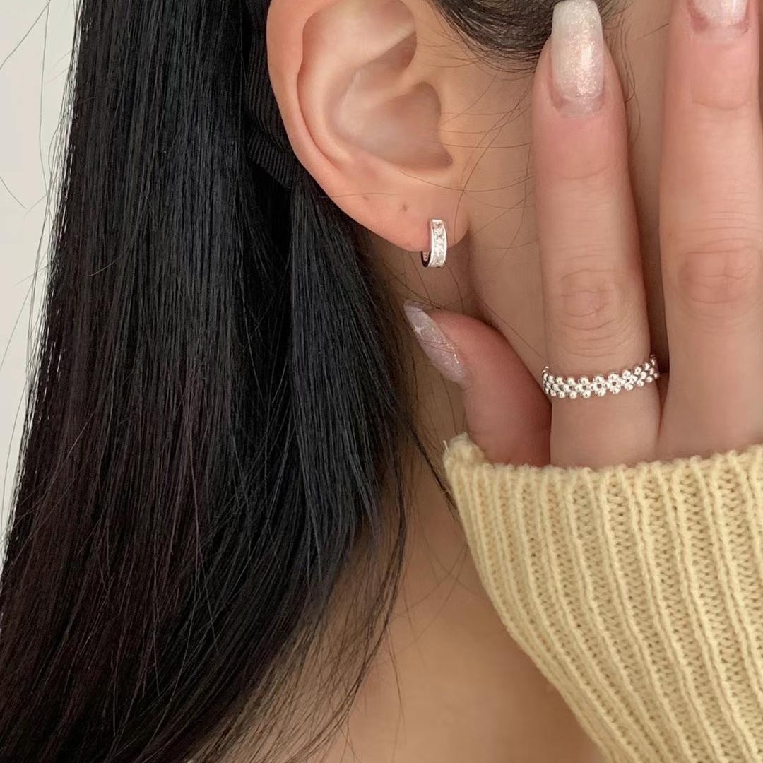 925 silver-Coco earrings