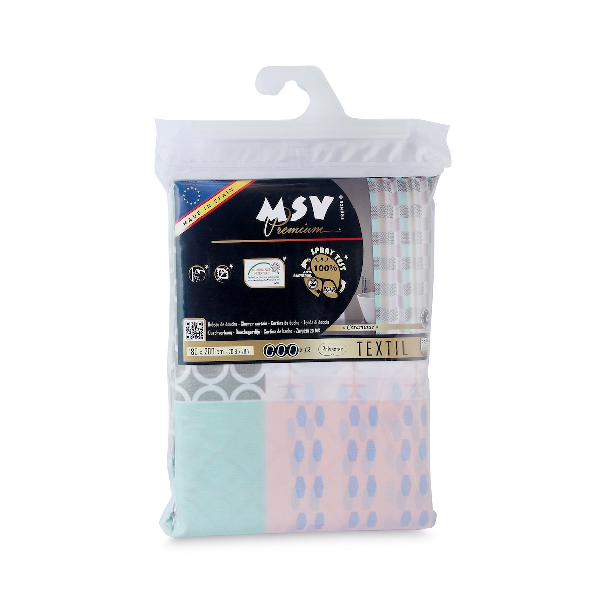 MSV 180x200cm浴簾 (Ceramique) -MSV-142143