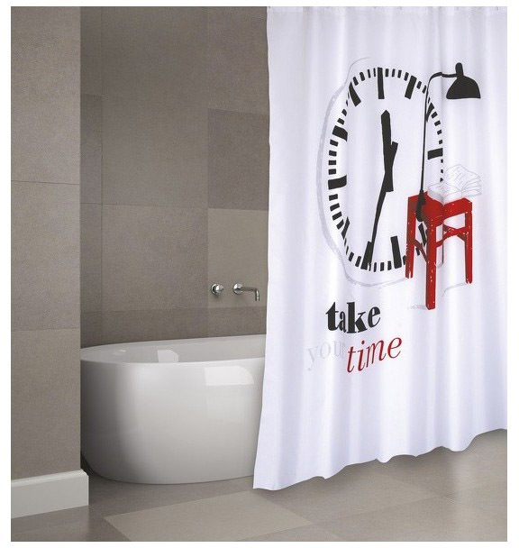 MSV 180x200cm浴簾 (take your time) -MSV-143008