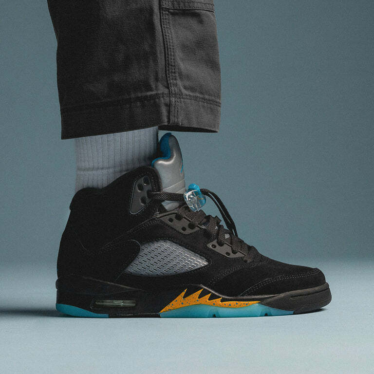 Air Jordan 5 Retro Aqua 湖水綠 黑藍黃 DD0587-047