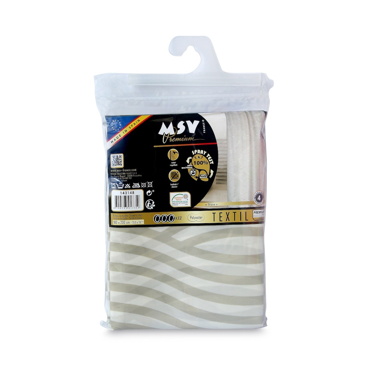 MSV 180x200cm浴簾 (Ware) -MSV-143148