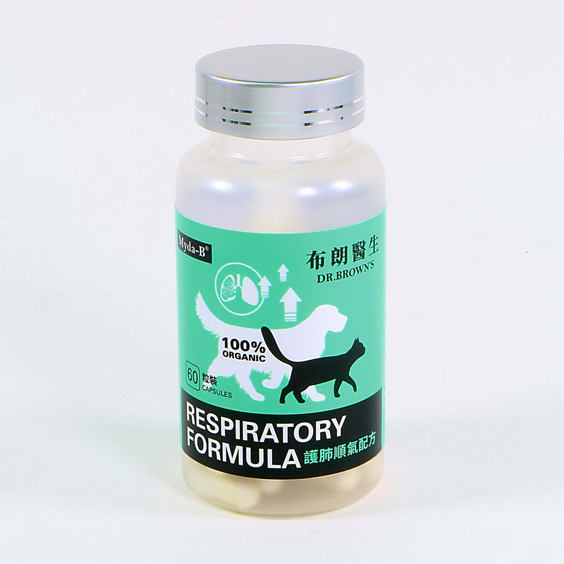 布朗醫生【正品】護肺順氣配方60's (貓犬營養品)【護肺順氣配方】Dr. Brown's