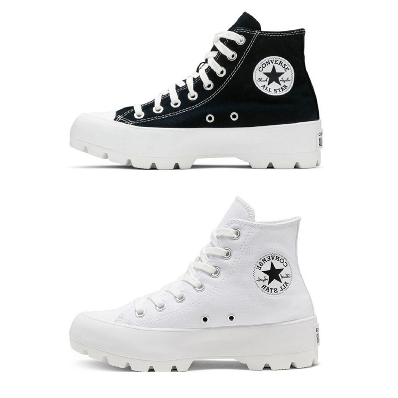 <特價，不退換> CONVERSE CHUCK TAYLOR Lugged Hi 高筒 白色 厚底 馬汀靴 鋸齒鞋【565902C】
