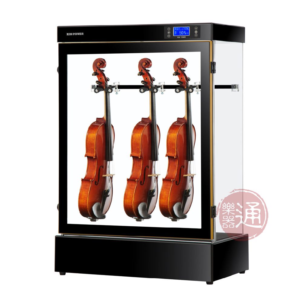 【展示出清 享新品保固】Kim Power 【展示出清 享新品保固】Kim Power / JT004 小提琴&烏克麗麗 透明防潮展示櫃(3支) — 三峽烏克麗麗