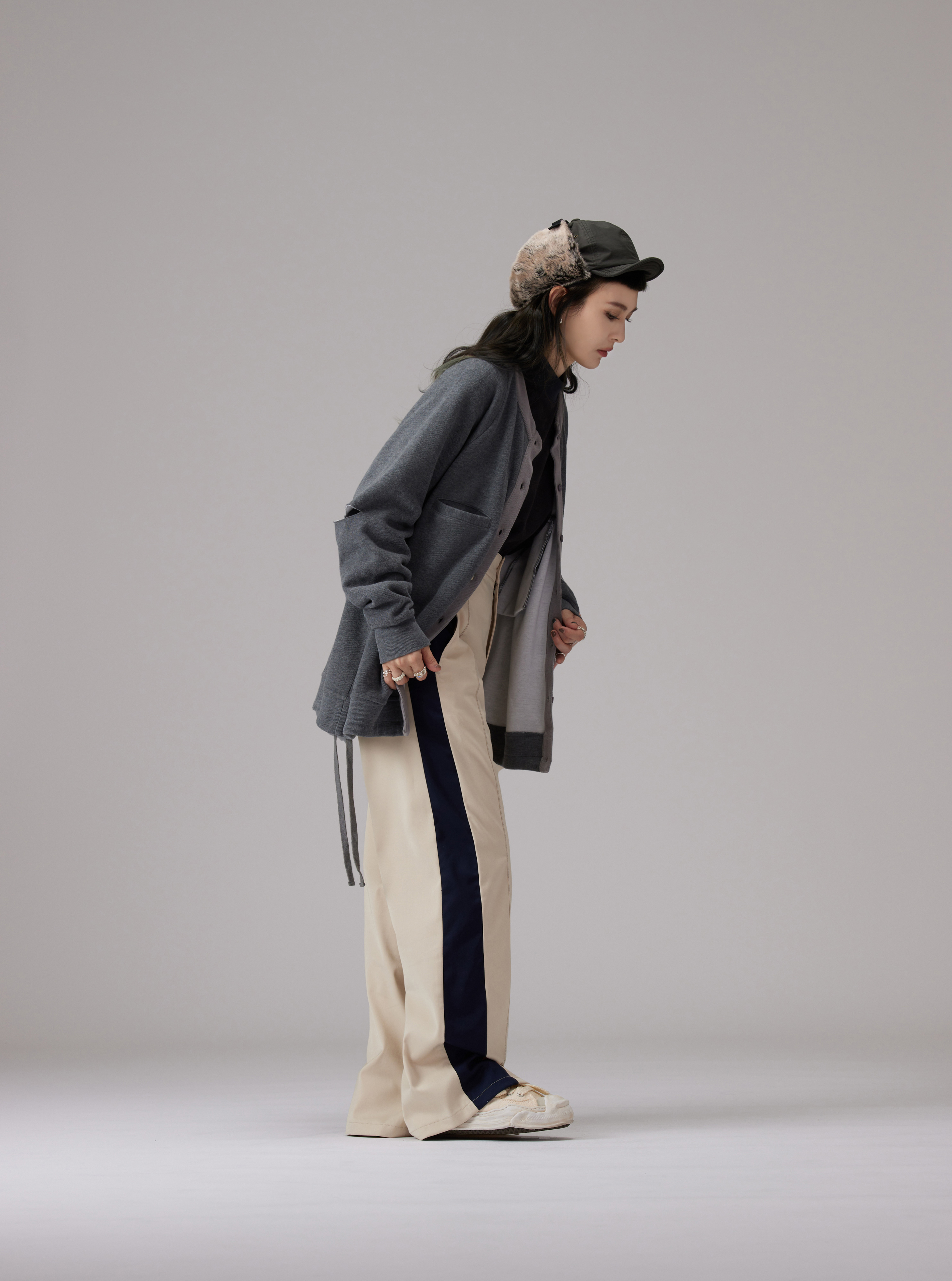 Comfy Knitted Cardigan | Gray