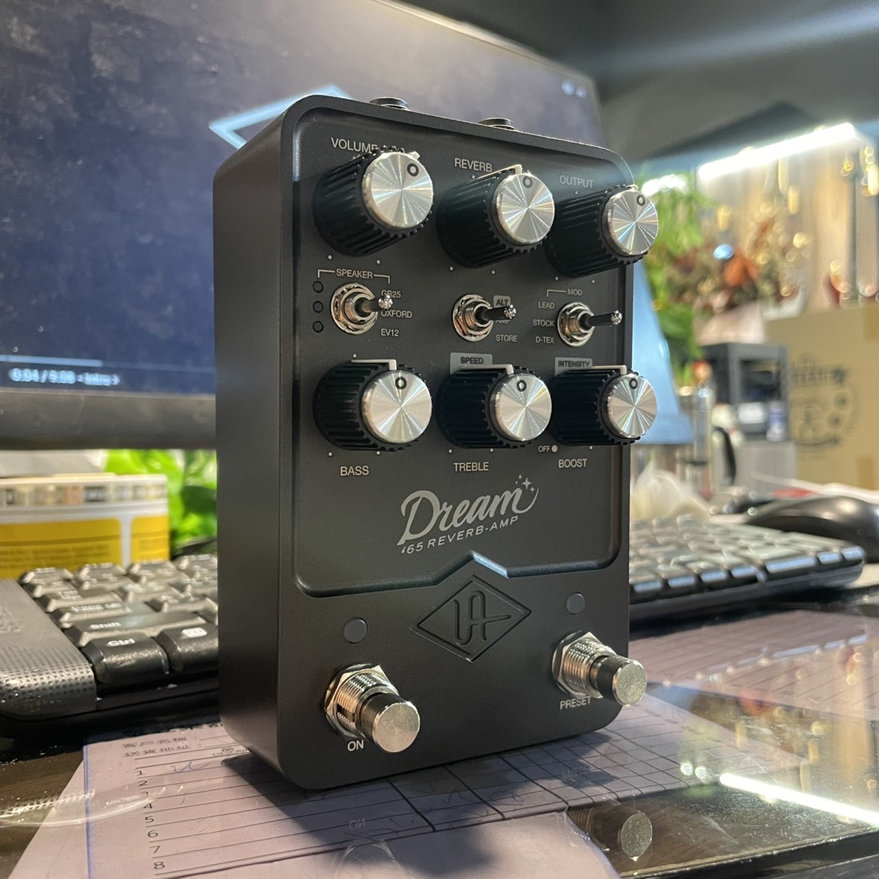 Universal Audio UAFX Dream '65 Reverb 單顆效果器【宛伶樂器】