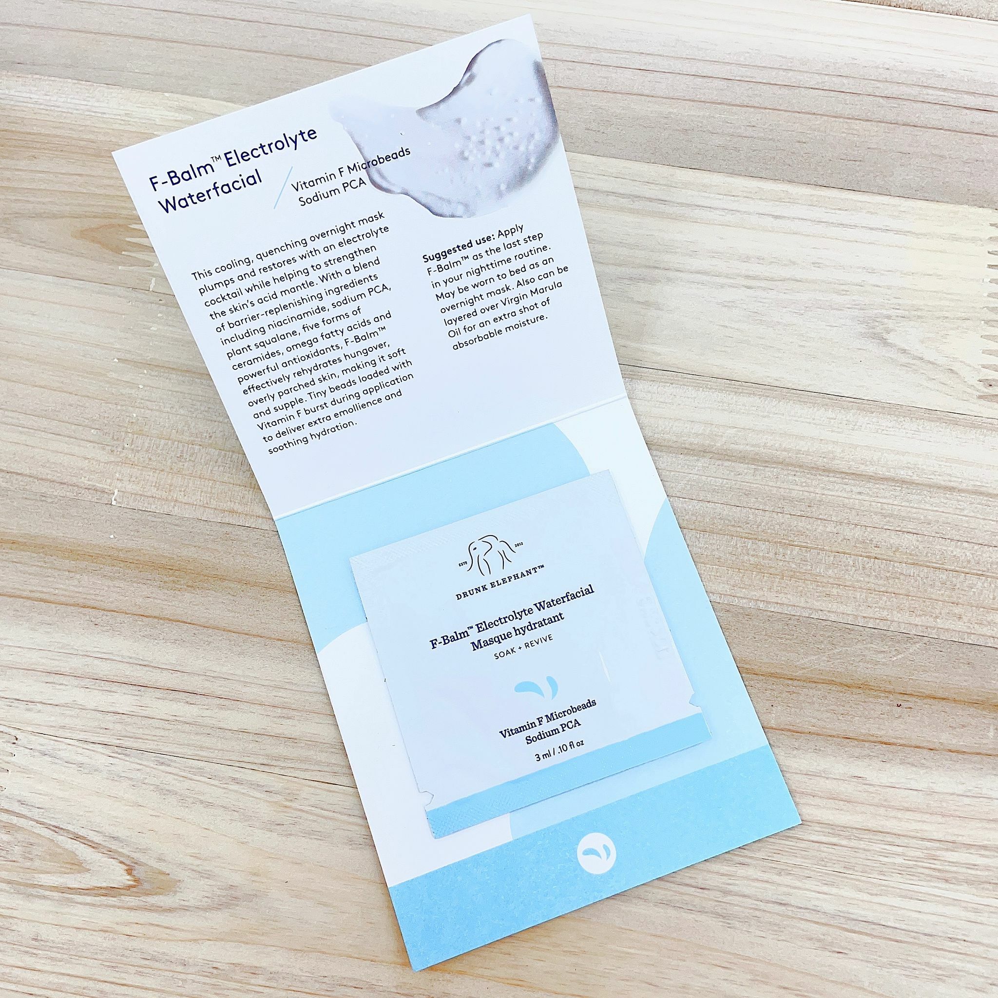 DRUNK ELEPHANT F-Balm™ Electrolyte Waterfacial 3ml