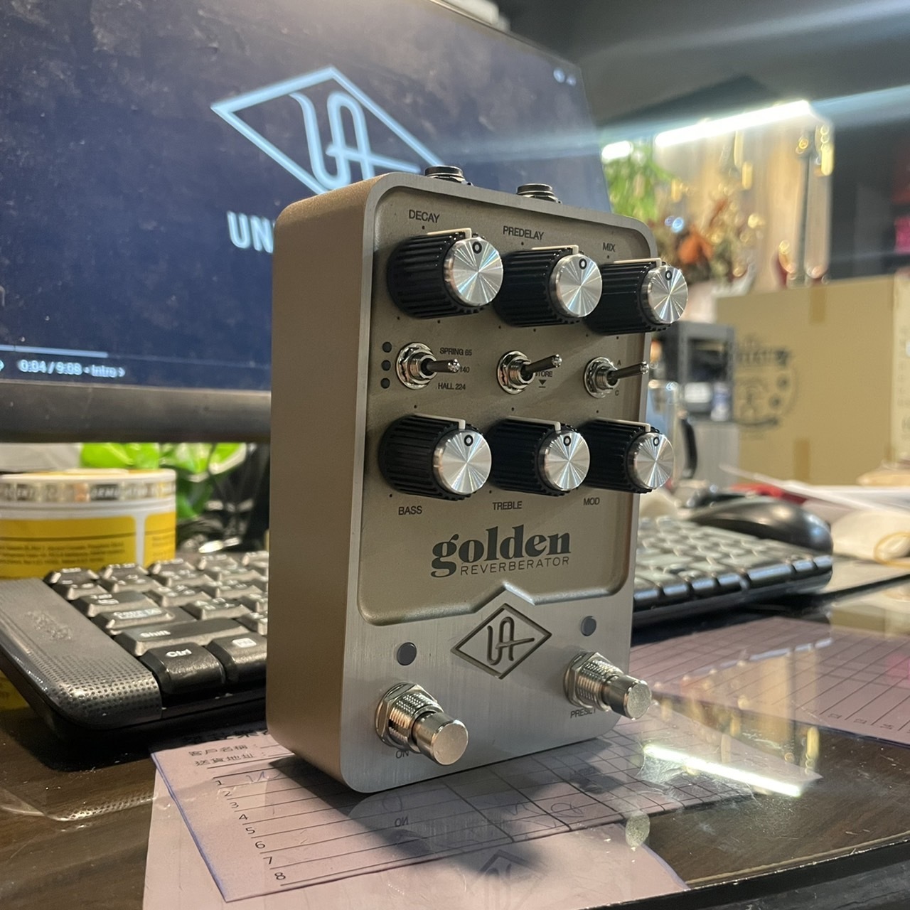 Universal Audio UAFX Golden Reverb 電吉他 單顆 效果器【宛伶樂器】