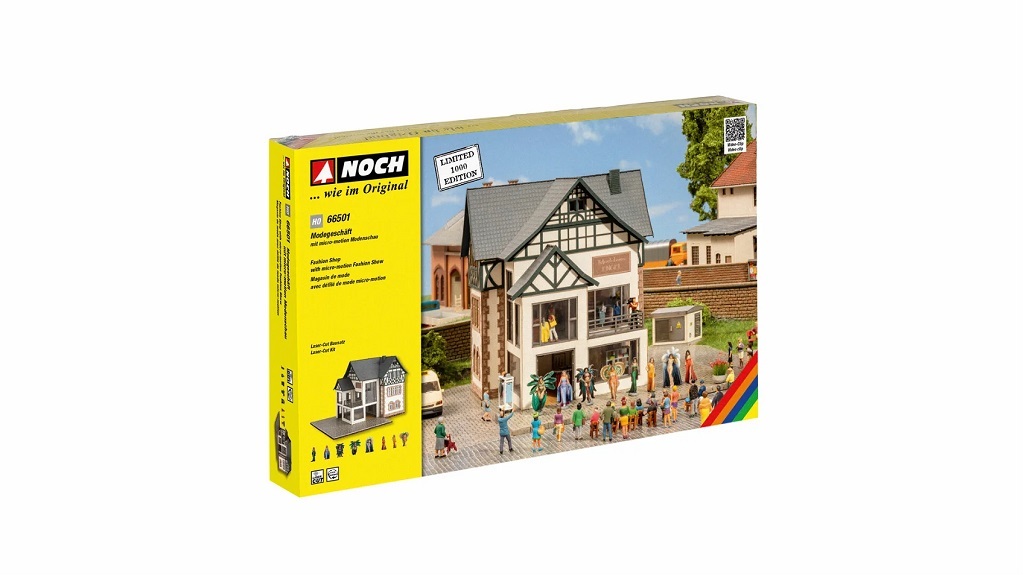 Noch 66501 HO規 Fashion Shop with micro-motion Fashion Show 時裝店走秀.電動