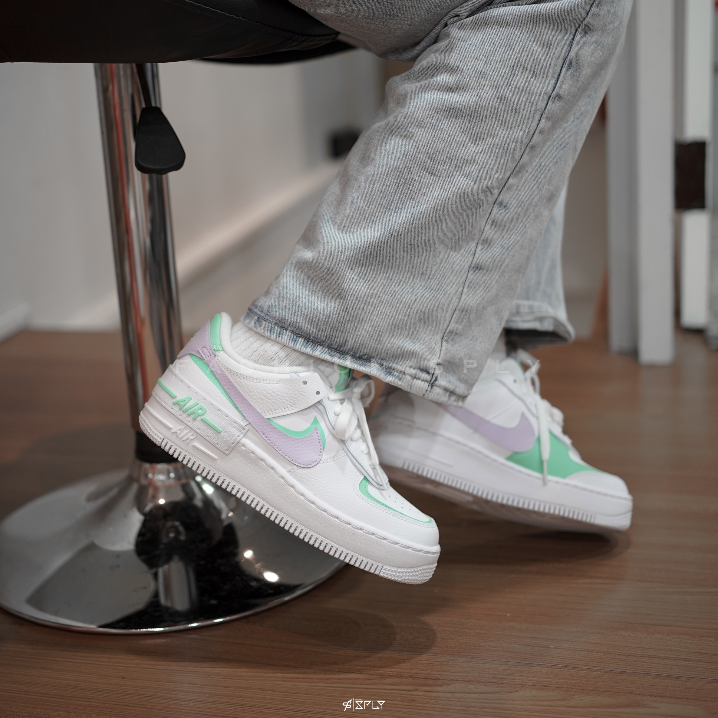 Nike Air Force 1 Shadow 白紫綠 CU8591-103