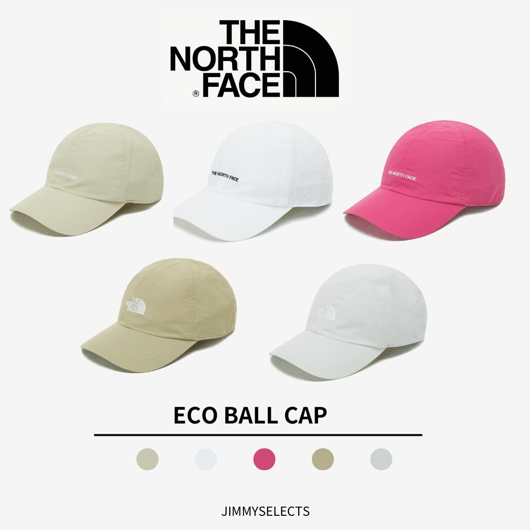THE NORTH FACE 白標 ECO 23SS 淺色系 復古 棒球帽 老帽 NE3CP01