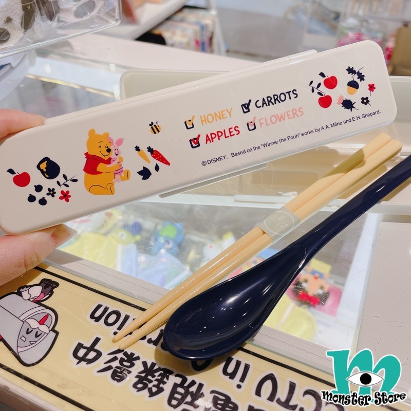 小熊維尼豬仔筷子匙羮連盒