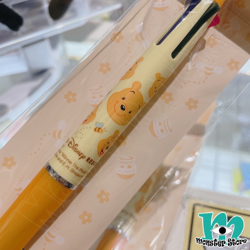 小熊維尼4色原子筆連鉛芯筆