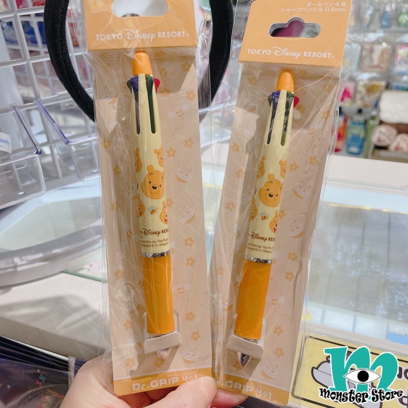 小熊維尼4色原子筆連鉛芯筆