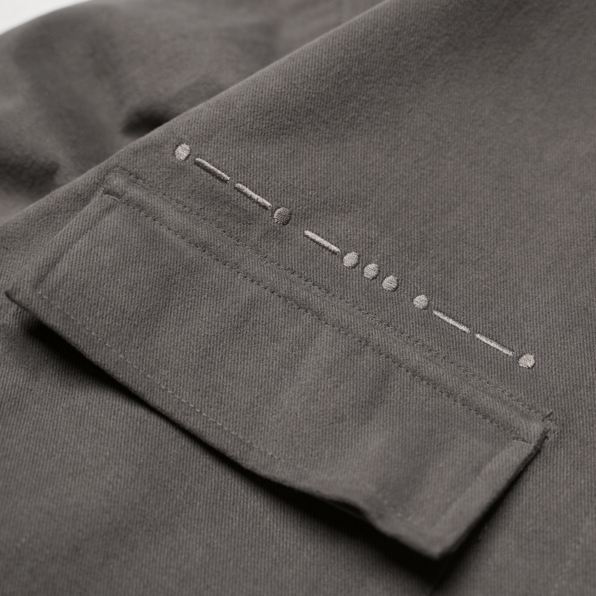 P.B.P - MULTI-POCKETS SHIRT JACKET - DARK GRAY