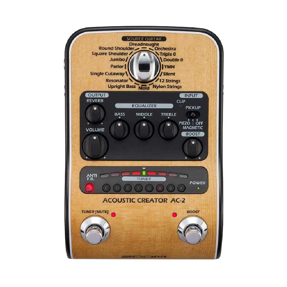 Zoom Zoom / AC-2 木吉他綜合效果器 — 三峽吉他 / Bass｜YA! 玩音樂