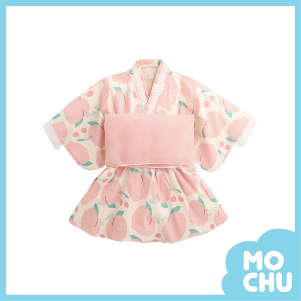 香甜桃子綁帶浴衣