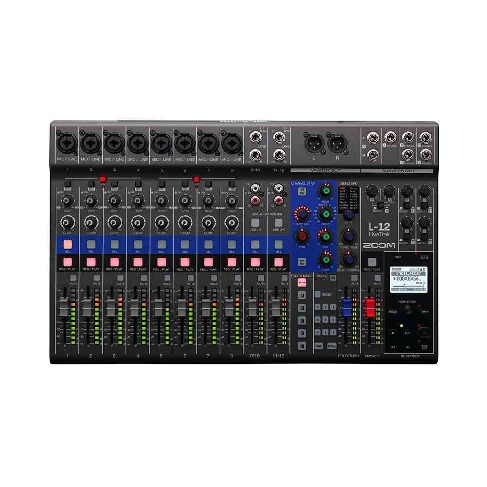 Zoom Zoom / Livetrak L-12 12軌數位混音機/USB錄音介面(iOS可用) — 三峽錄音 / 音響｜YA! 玩音樂