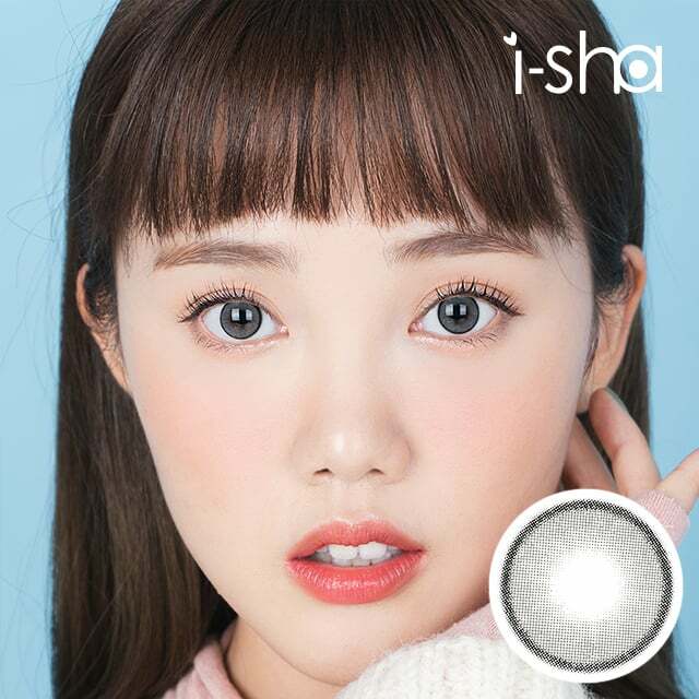 [預訂年拋] I-SHA I Jadey Color  1Year MONO Gray 每年拋棄彩妝隱形眼鏡｜每盒1片
