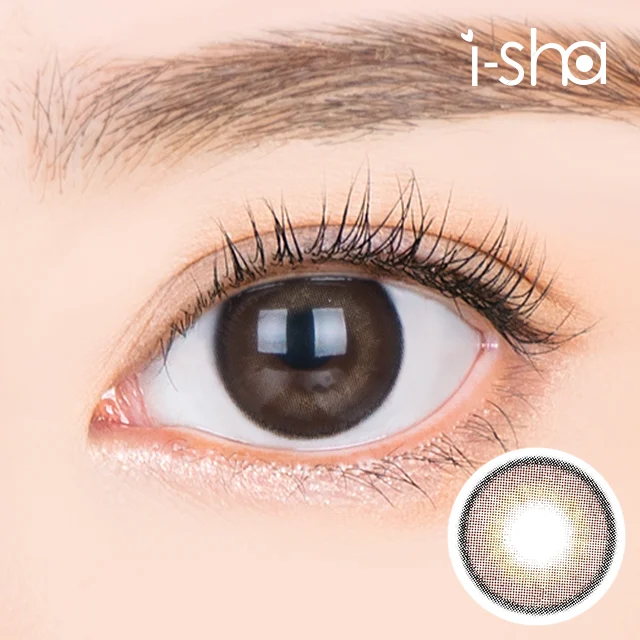 [預訂年拋] I-SHA I Jadey Color 1Year GEM CHOCO 每年拋棄彩妝隱形眼鏡｜每盒1片