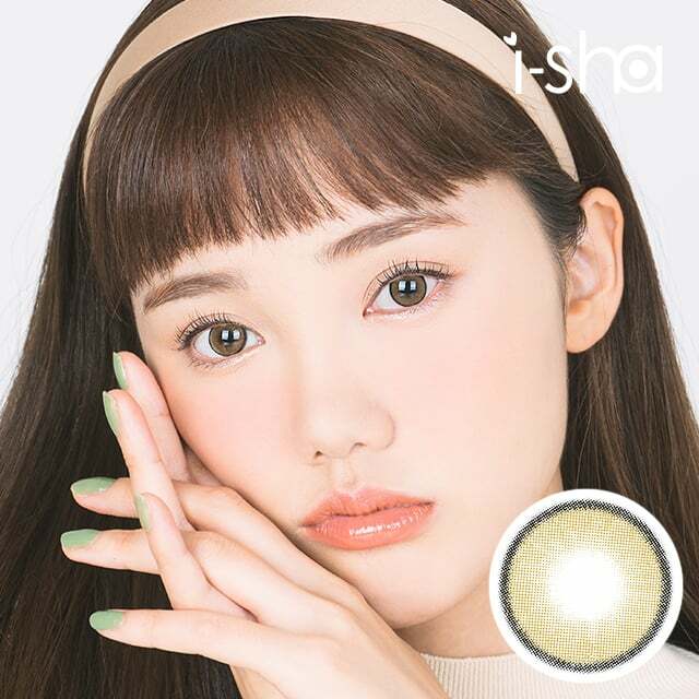 [預訂年拋] I-SHA I Jadey Color 1Year STONE Brown 每年拋棄彩妝隱形眼鏡｜每盒1片