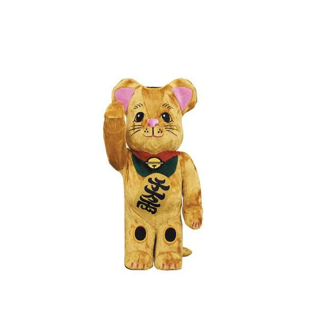 BE@RBRICK  Lucky Cat Gold Costume Edition 400%