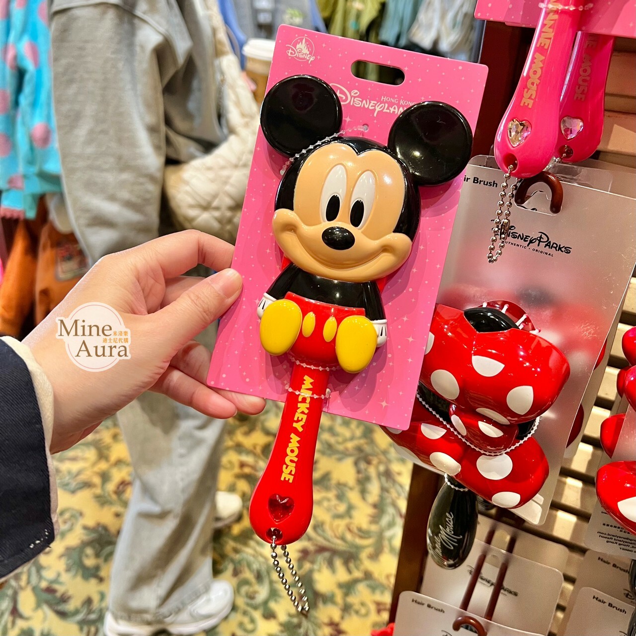 米奇 Mickey 立體造型 梳子 美髮梳 -香港迪士尼樂園