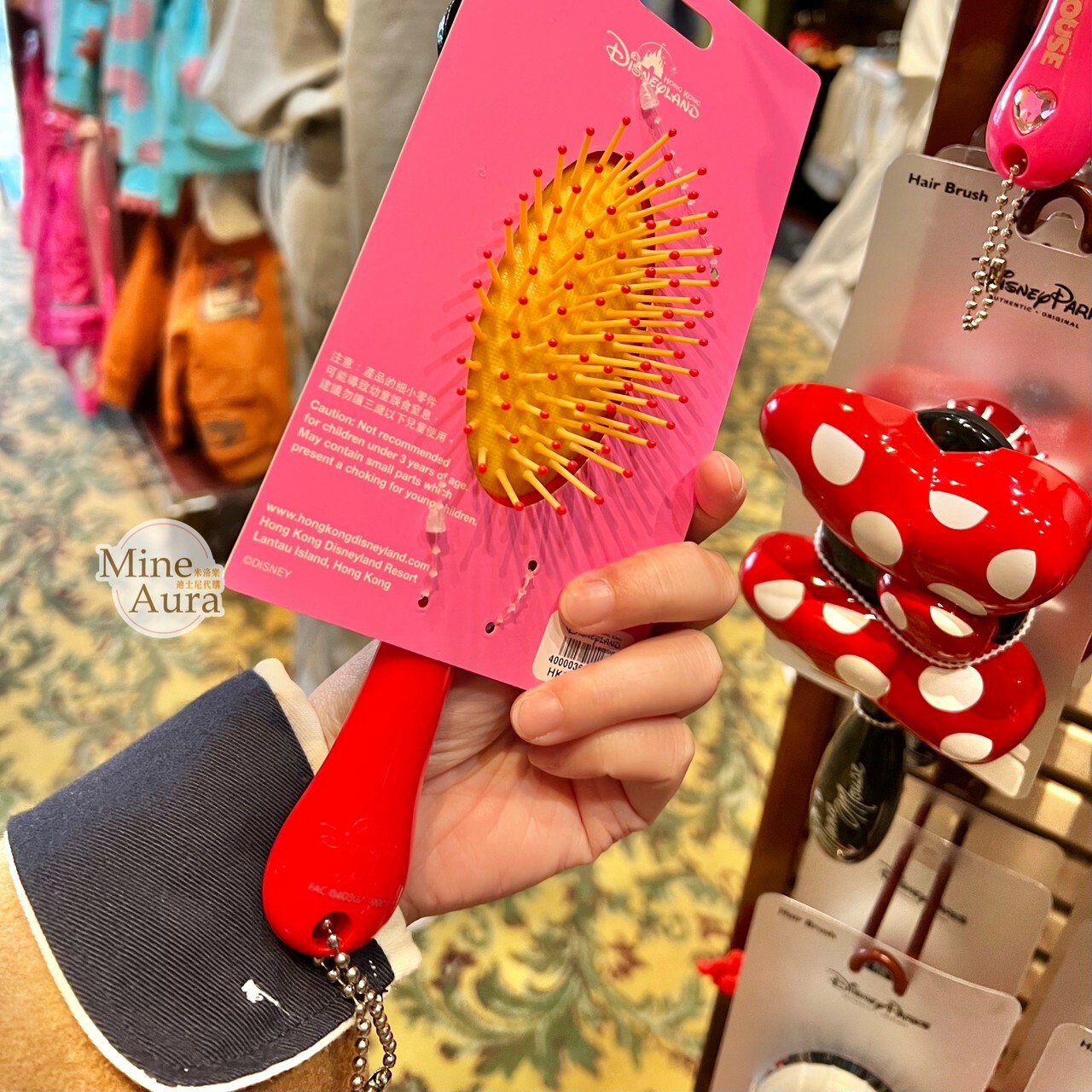 米奇 Mickey 立體造型 梳子 美髮梳 -香港迪士尼樂園