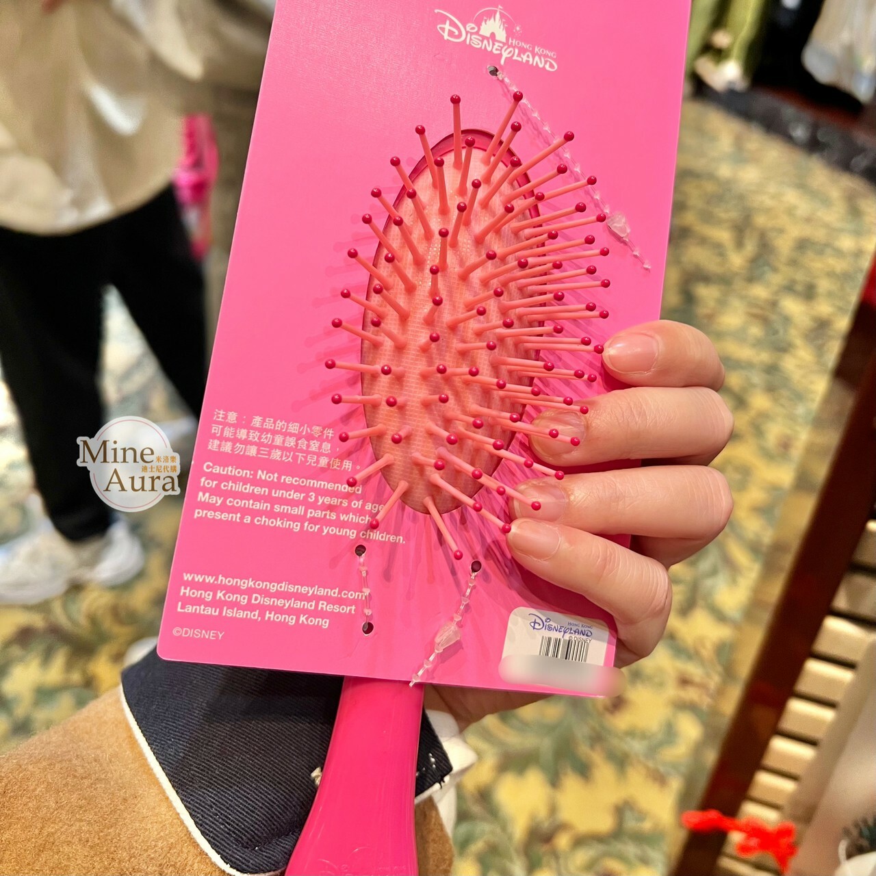 米妮 Minnie 立體造型 梳子 美髮梳 -香港迪士尼樂園