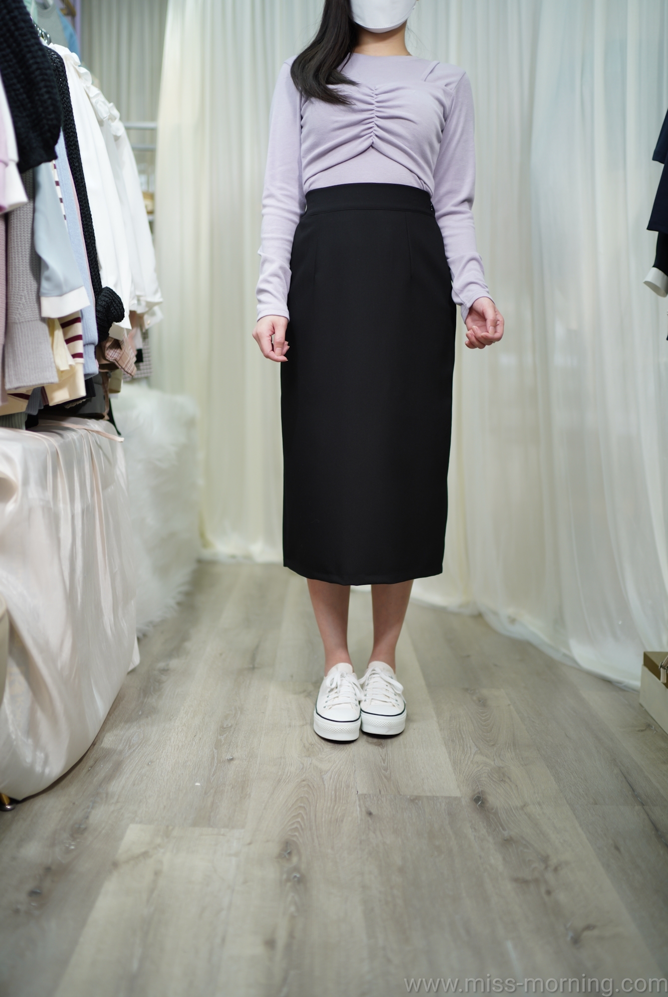 軟綿綿彈彈假兩件(13021)&百搭免燙修身裙(33495)