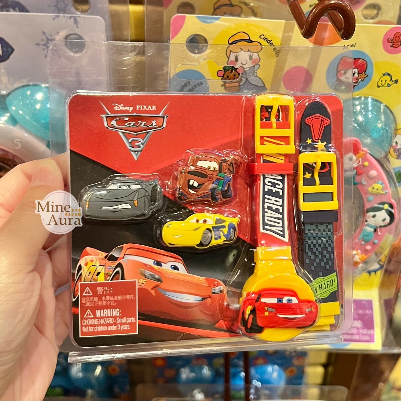 閃電麥坤 Lightning McQueen 造型 可換錶蓋 兒童 手錶 汽車總動員 Cars -香港迪士尼樂園