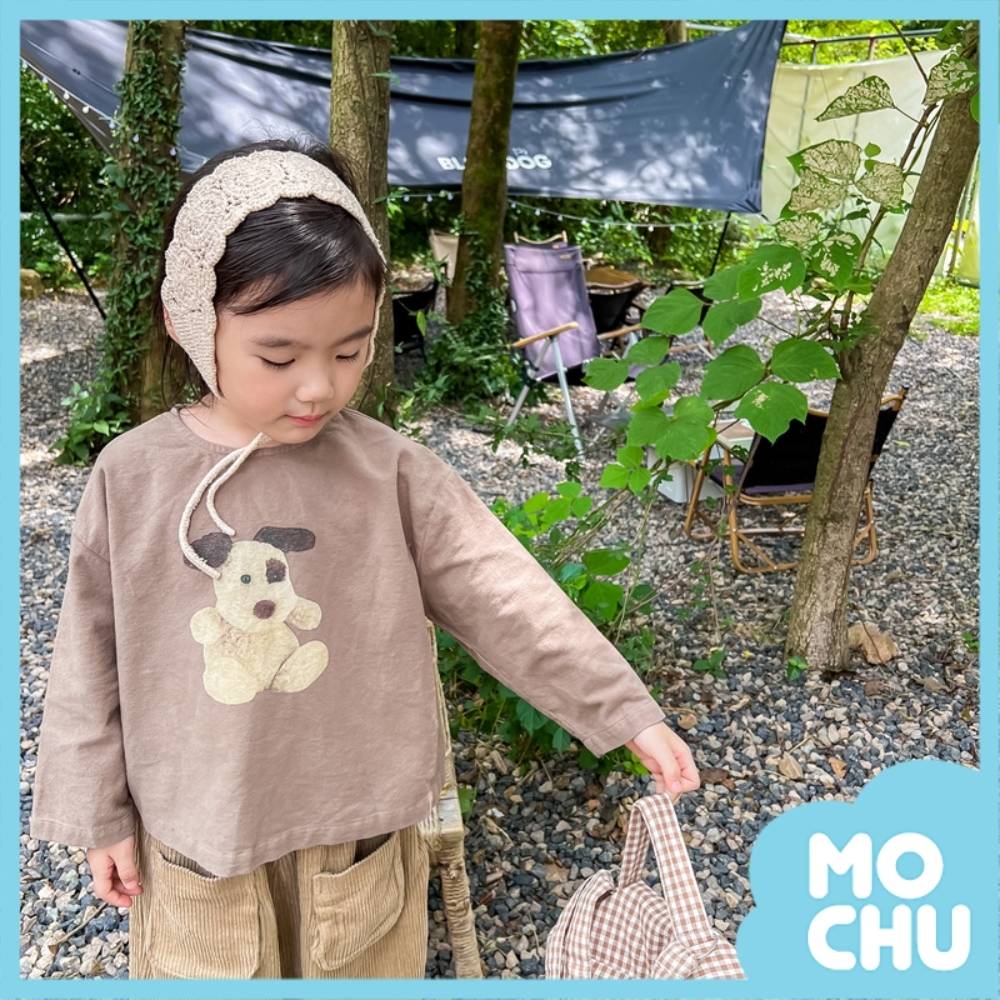 快樂小狗水洗棉上衣(兩色)