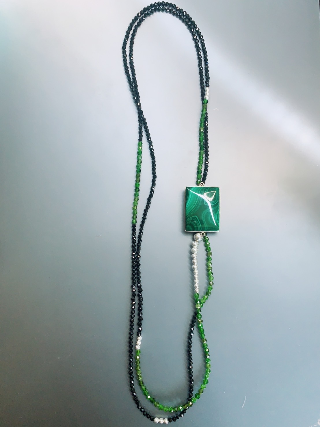 孔雀石設計長鍊