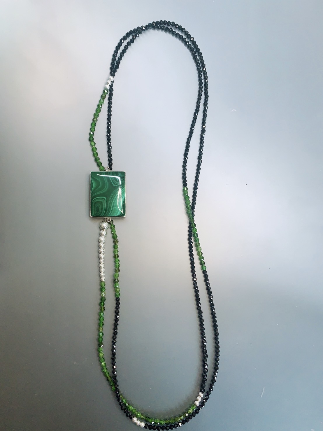 孔雀石設計長鍊