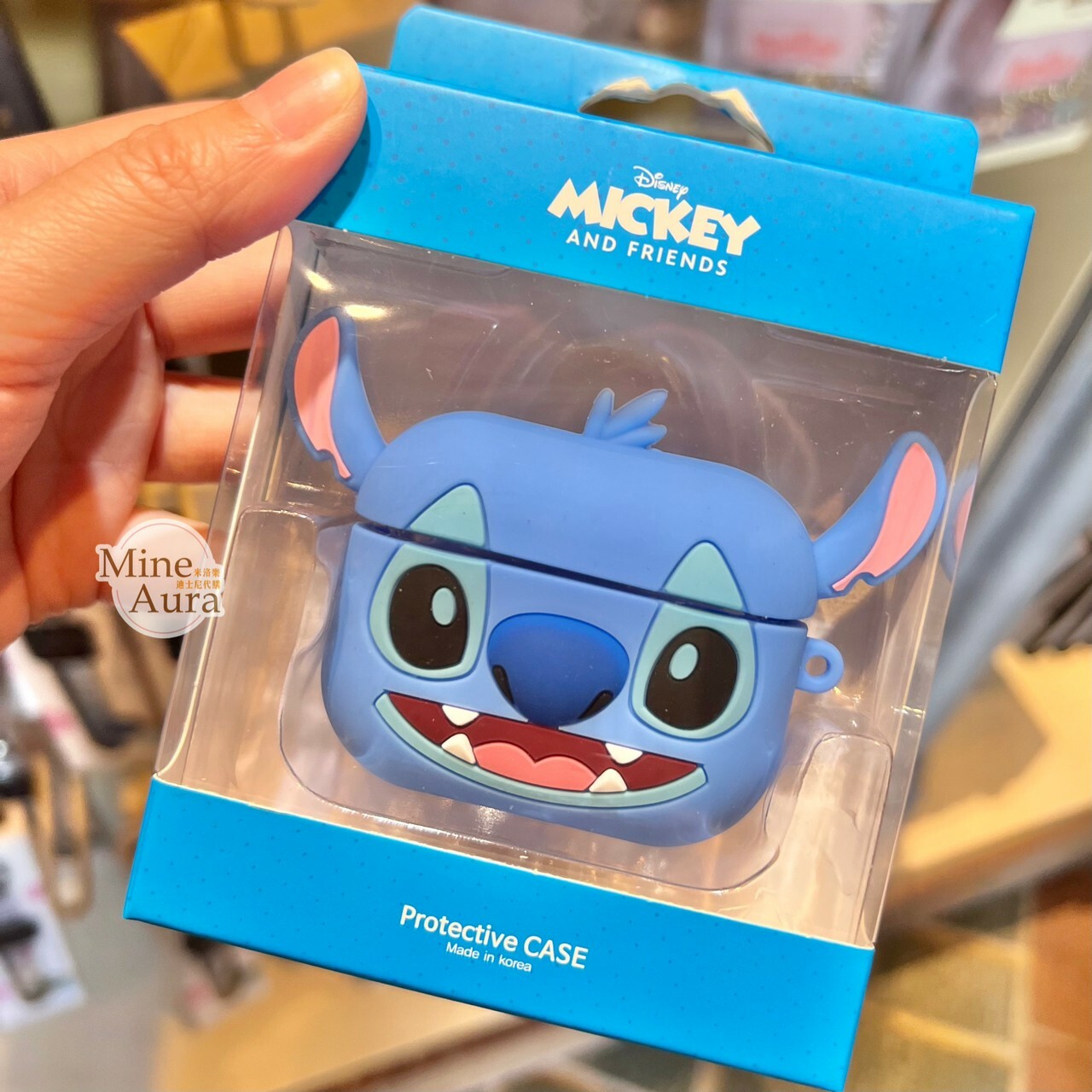 史迪奇 Stitch 大臉造型 apple AirPods Pro 耳機保護套 星際寶貝 Lilo & Stitch -香港迪士尼樂園