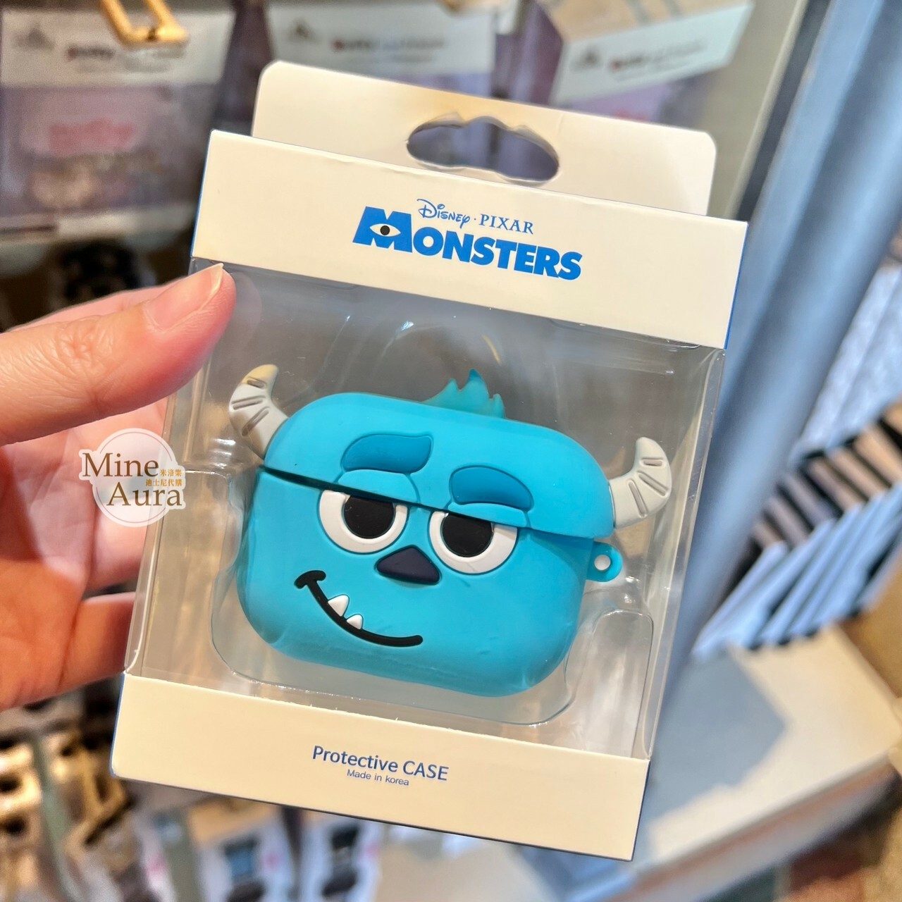 毛怪 蘇利文 Sullivan 大臉造型 apple AirPods Pro 耳機保護套 怪獸電力公司 Monsters, Inc. -香港迪士尼樂園