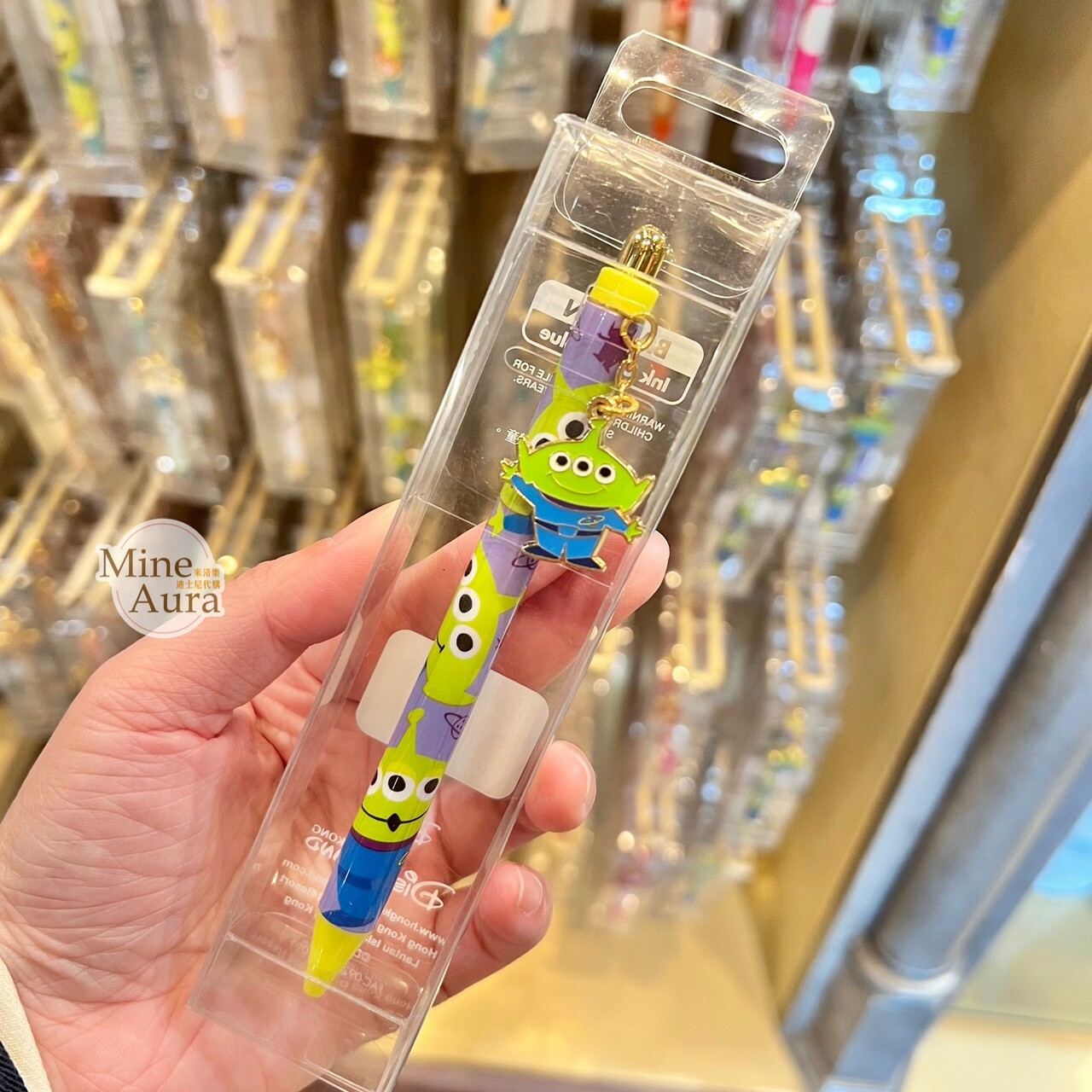 三眼怪 Alien 金屬墜飾 圓珠筆 文具用品 玩具總動員 Toy Story -香港迪士尼樂園