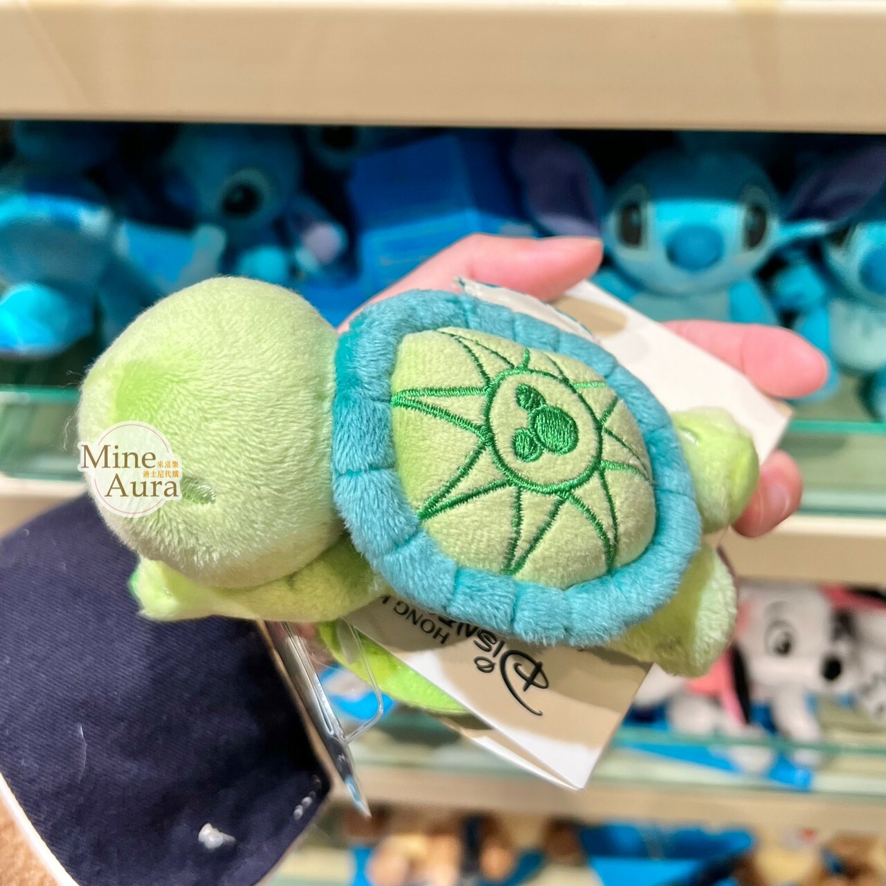 (現貨) 奧樂米拉 海龜 OluMel 磁鐵 趴趴 趴姿 絨毛 娃娃 公仔 -香港迪士尼樂園