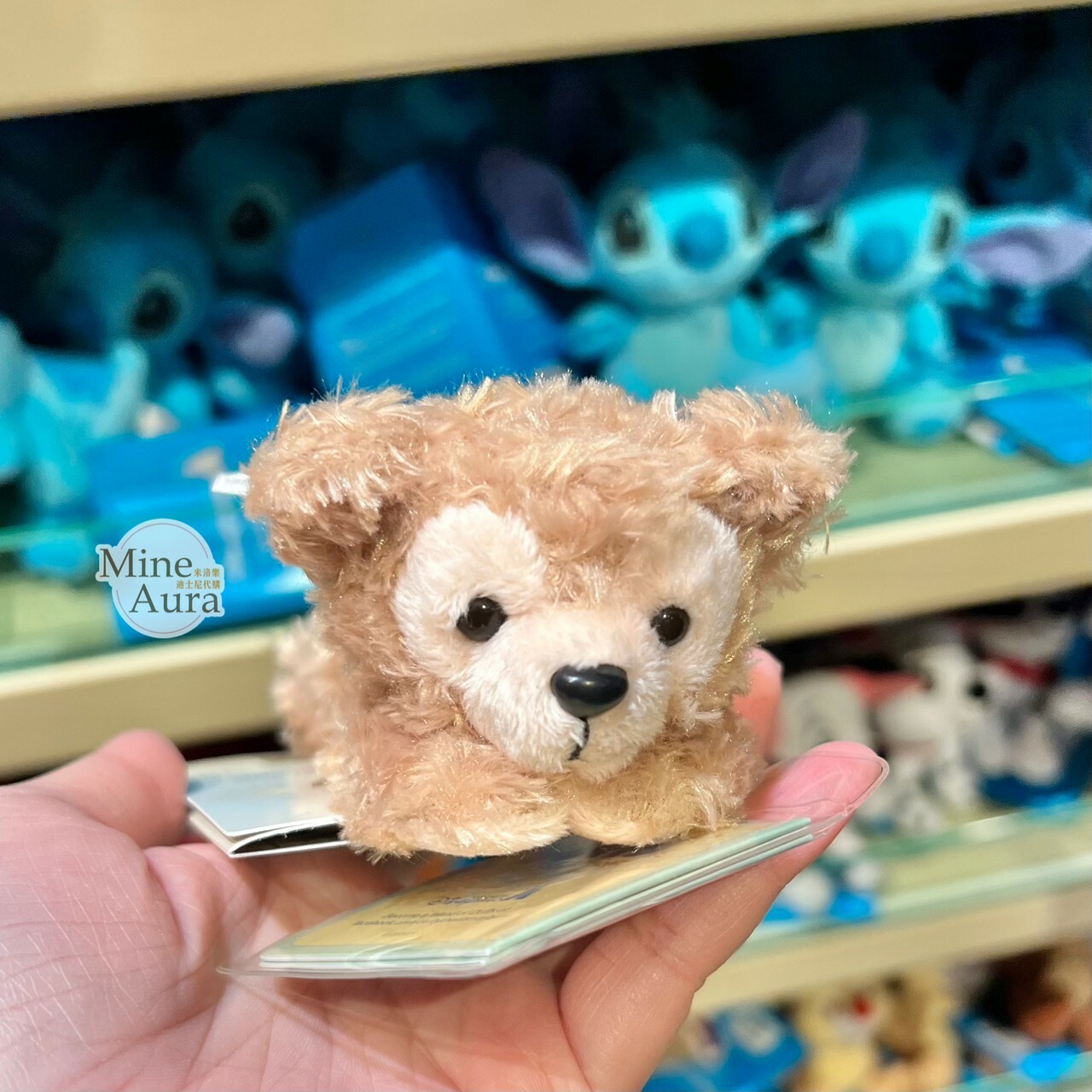 (現貨) 達菲 Duffy 磁鐵 趴趴 趴姿 絨毛 娃娃 公仔 -香港迪士尼樂園