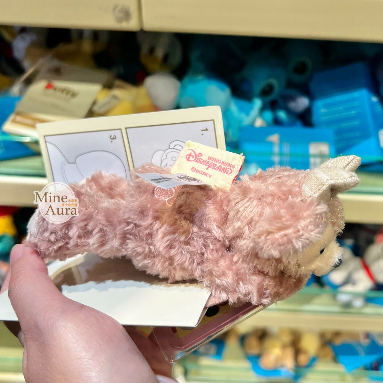 (現貨) 雪莉玫 ShellieMay 磁鐵 趴趴 趴姿 絨毛 娃娃 公仔 -香港迪士尼樂園