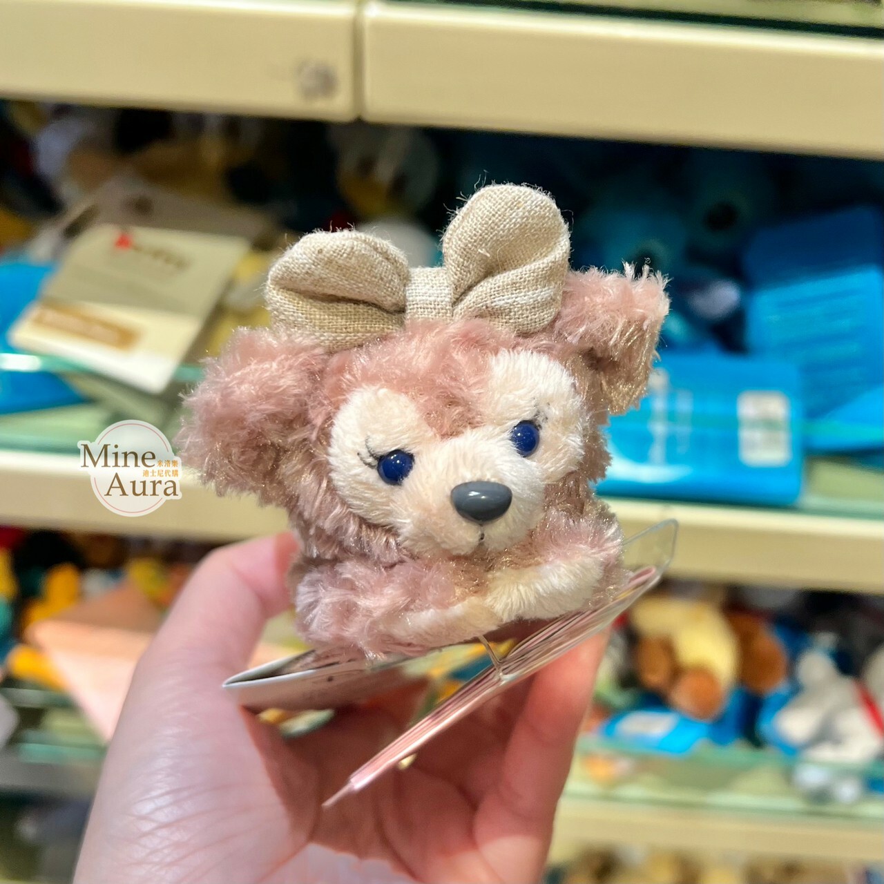 (現貨) 雪莉玫 ShellieMay 磁鐵 趴趴 趴姿 絨毛 娃娃 公仔 -香港迪士尼樂園