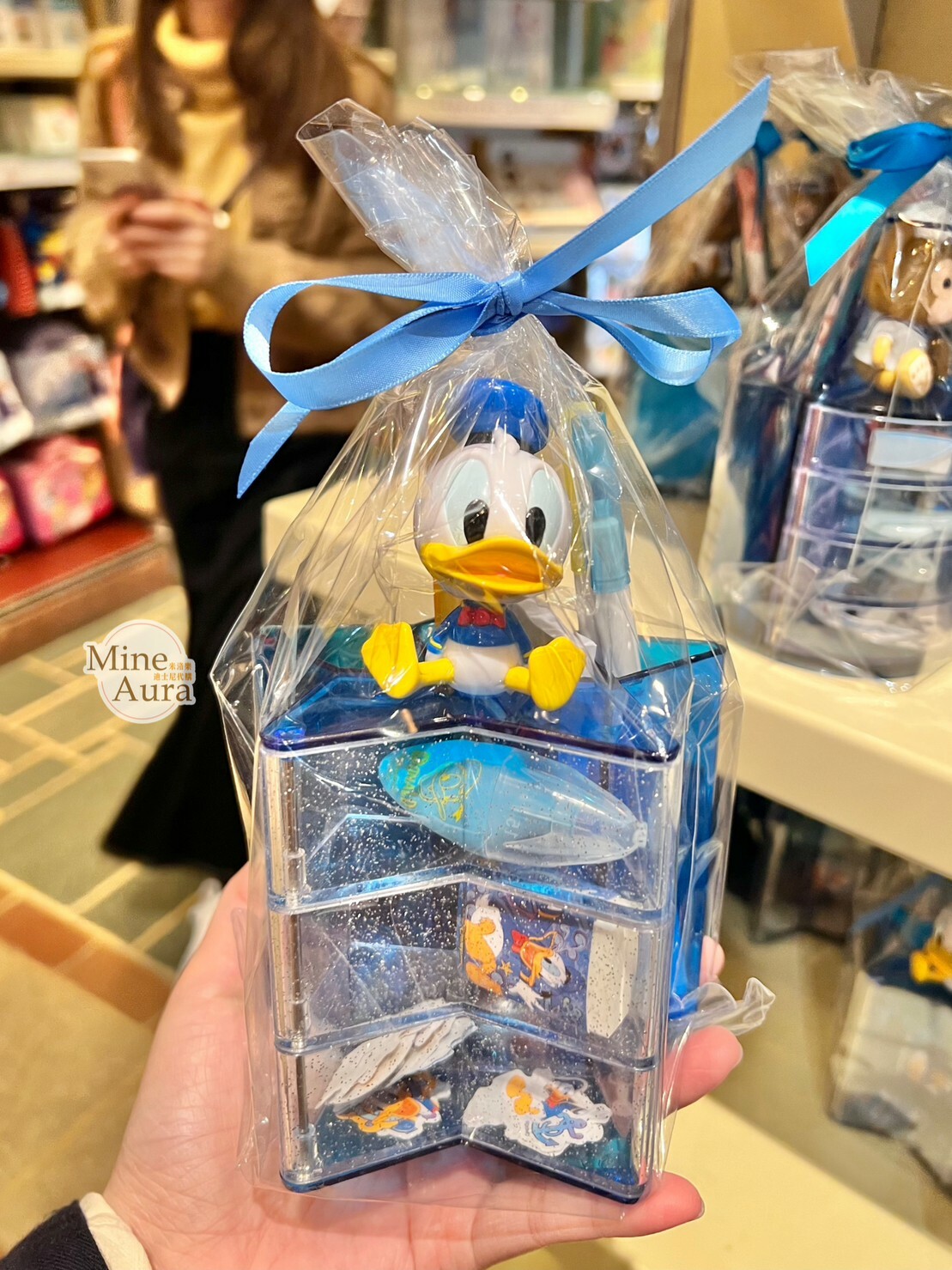 唐老鴨 Donald 立體公仔造型 文具組 收納盒 -香港迪士尼樂園