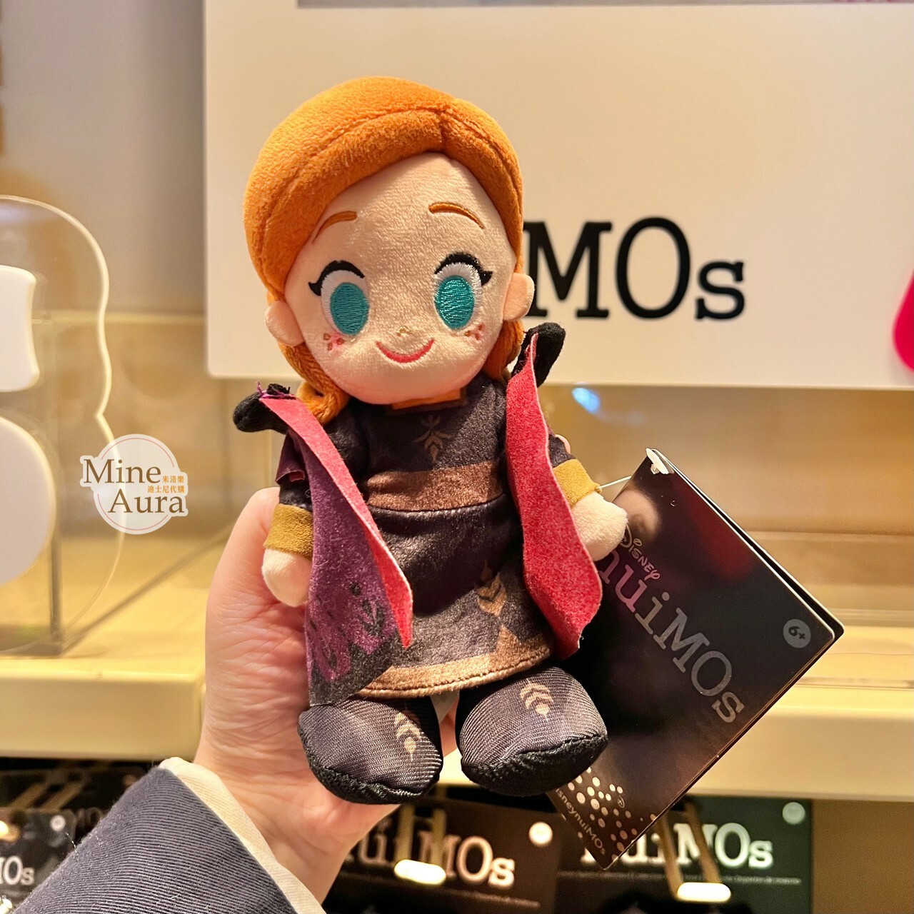 nuiMOs 安娜Anna 可動關節 絨毛 娃娃公仔 冰雪奇緣 Frozen -香港迪士尼樂園